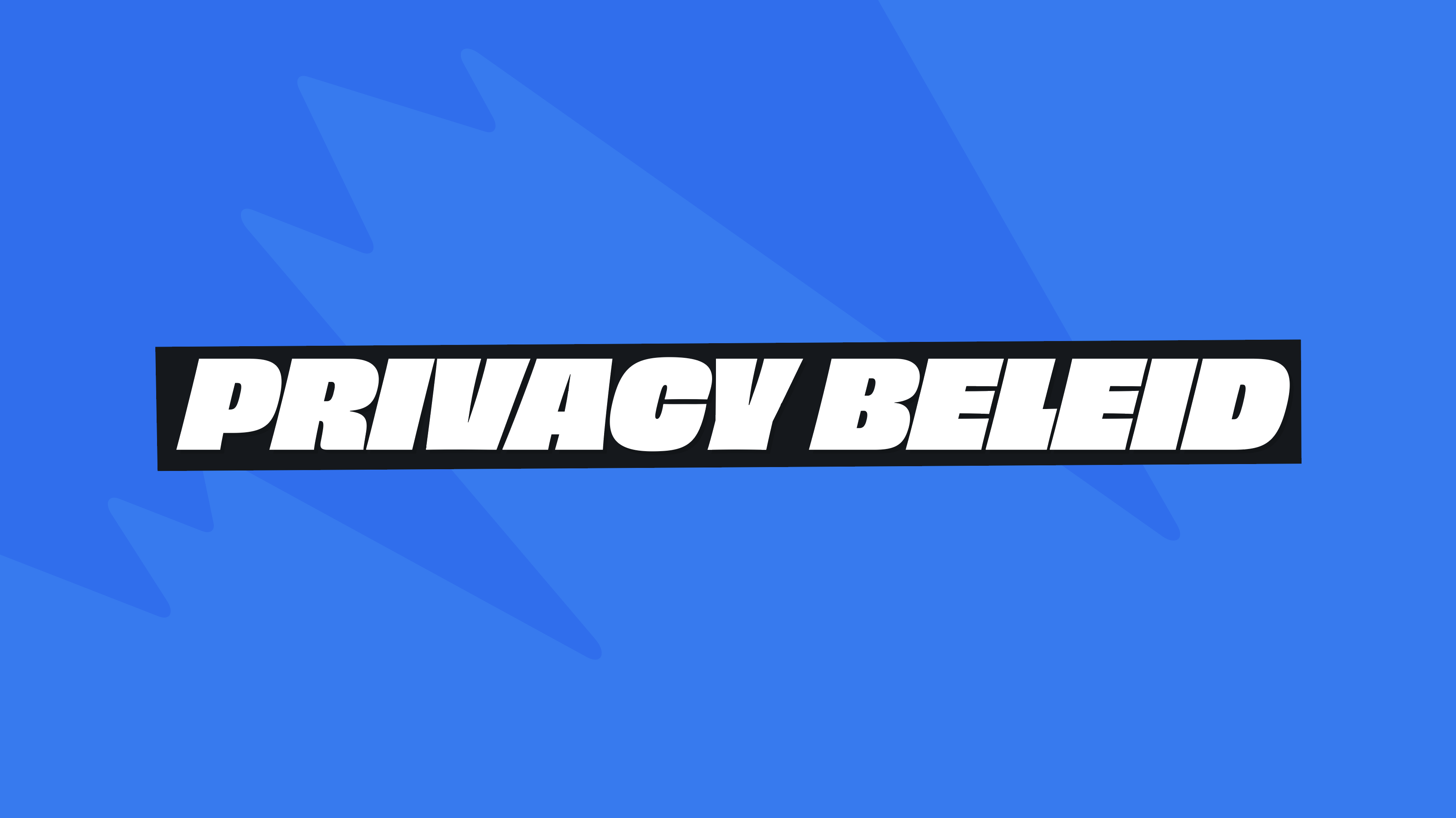 Privacybeleid