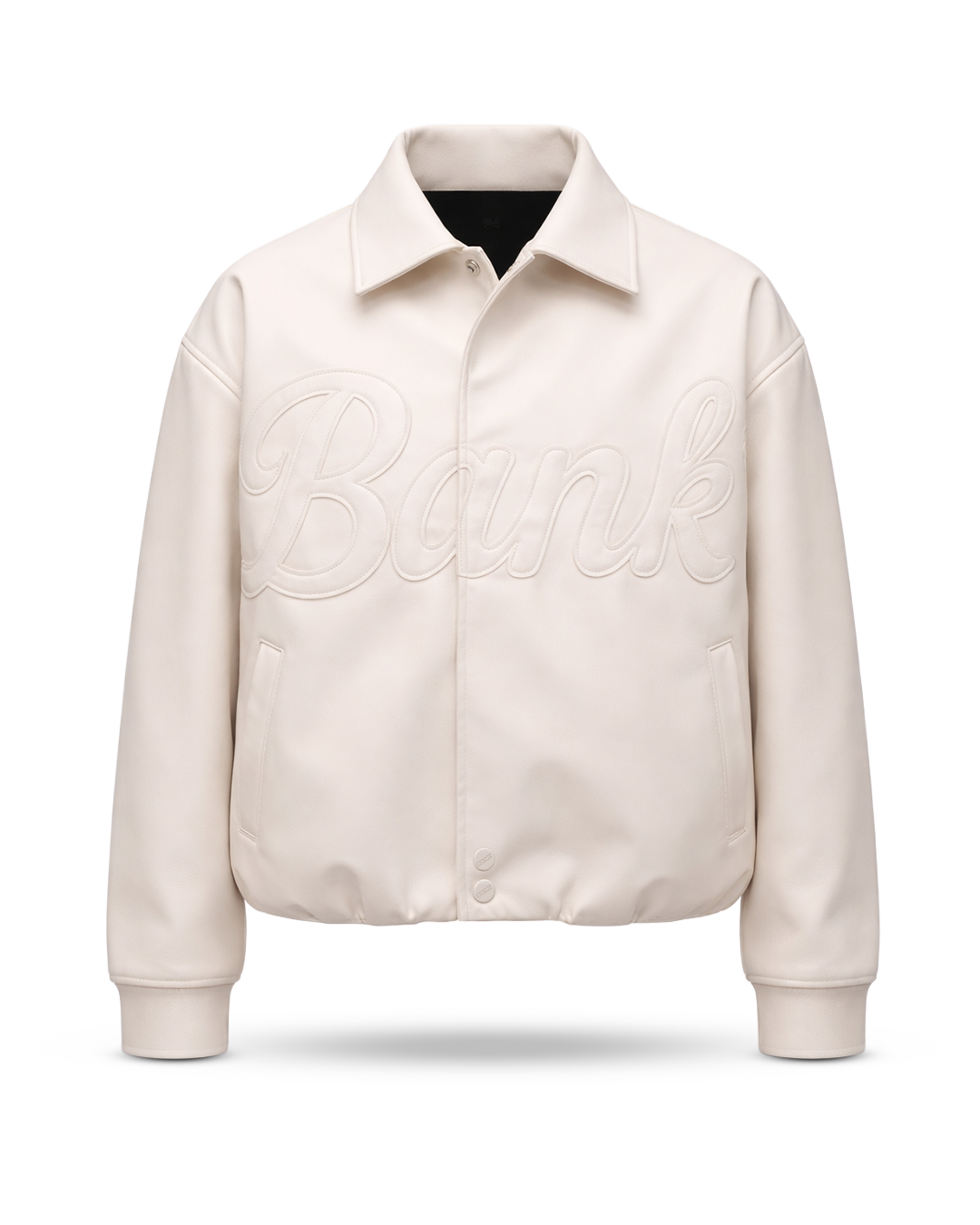 Beige World Tour Leren Jas