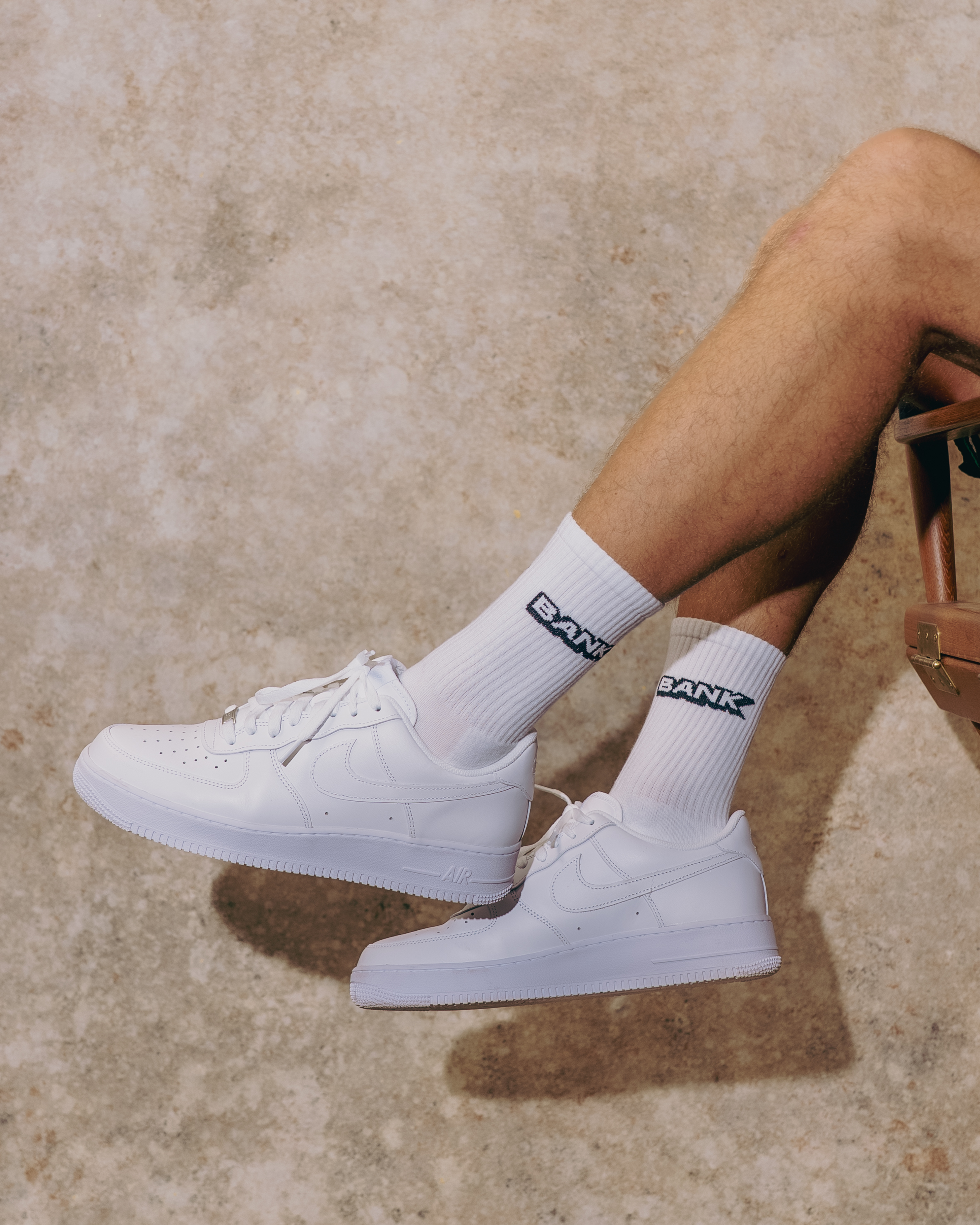 Bankzitters Sokken Wit