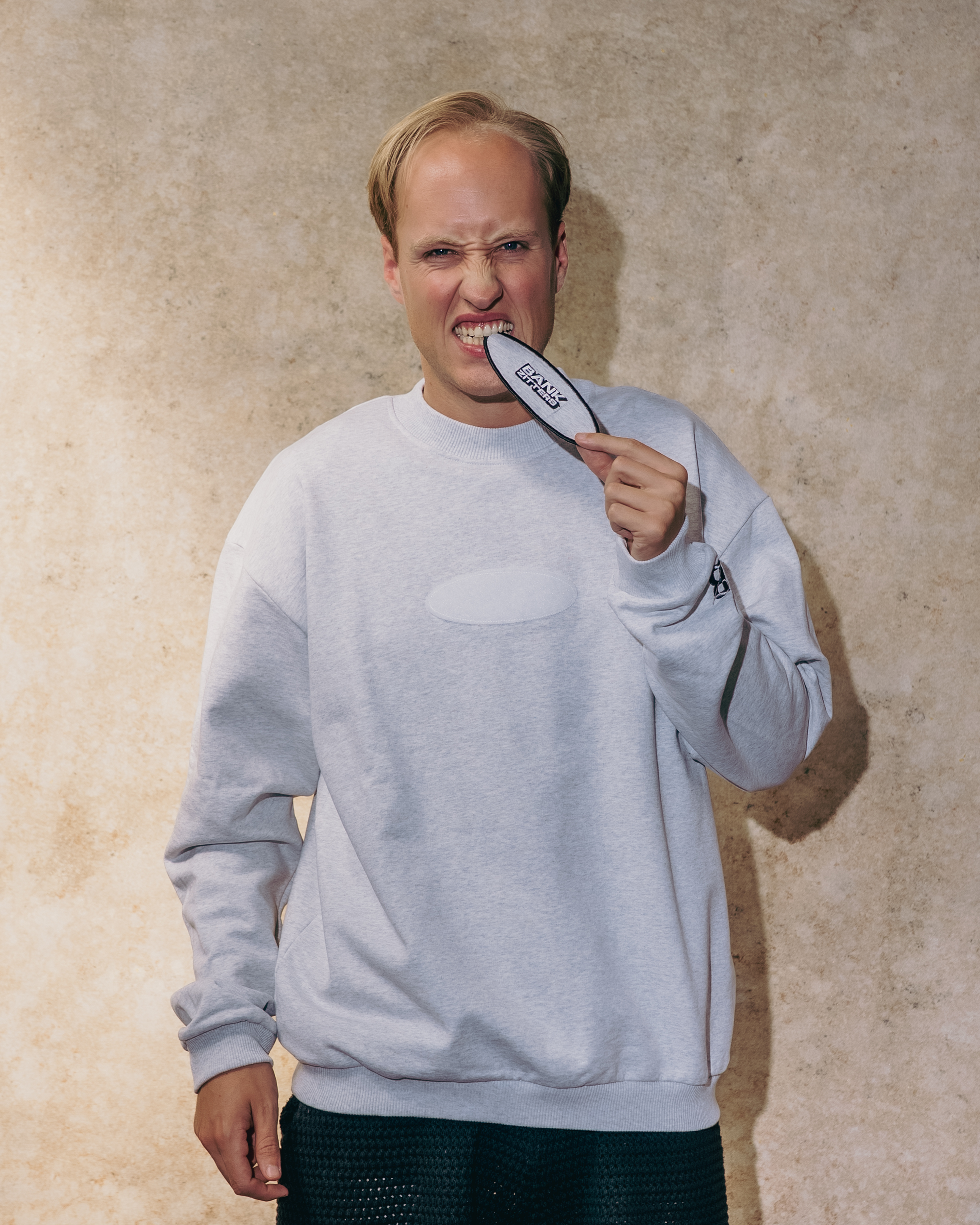 Bankzitters Patch-trui