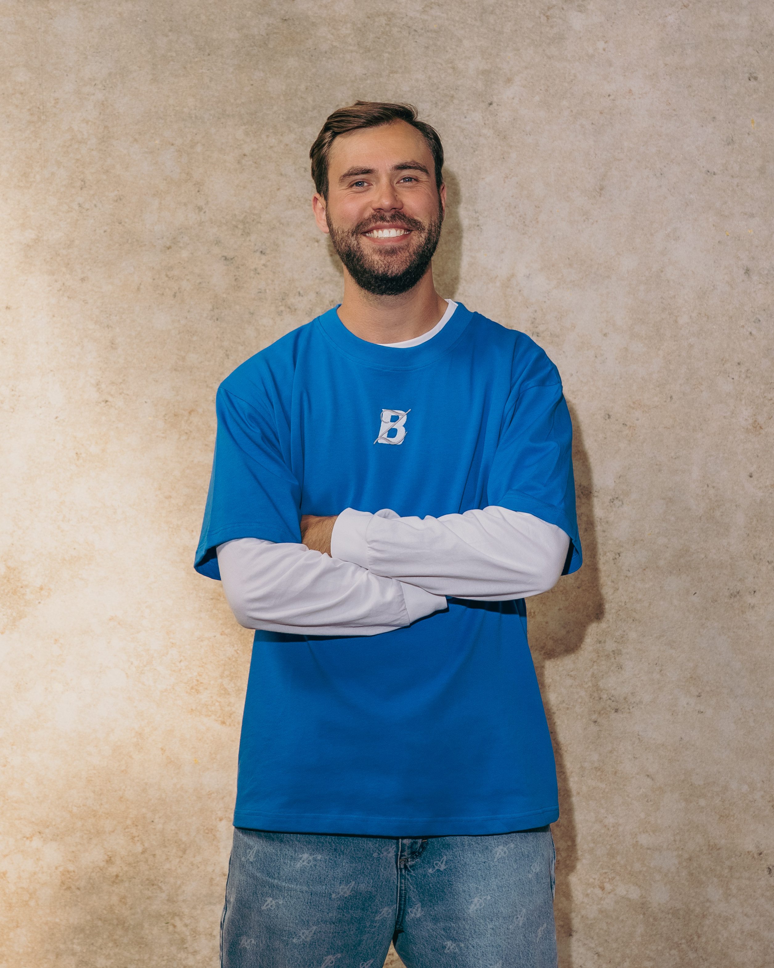 Essential shirt Blauw