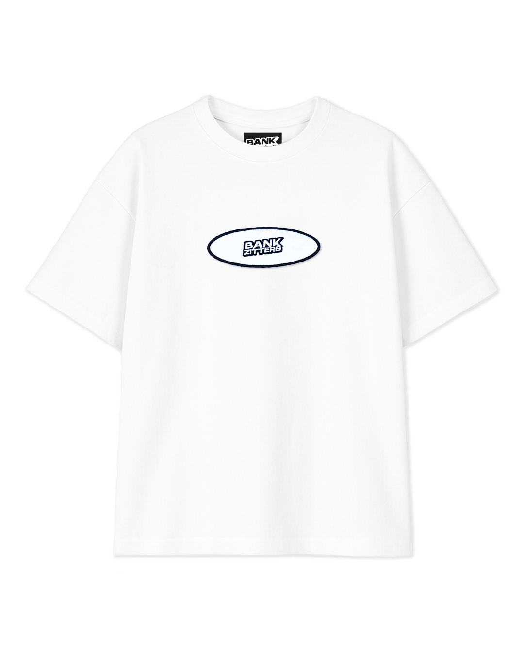 Bankzitters Patch-shirt Wit