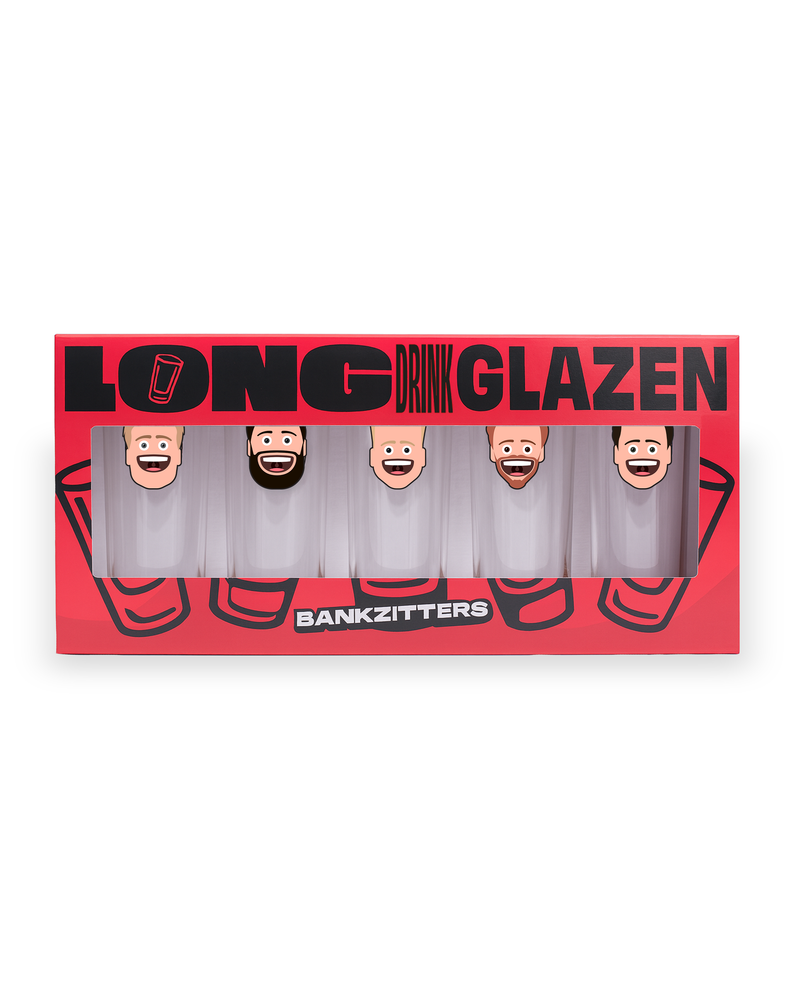Bankzitters Longdrinkglazen