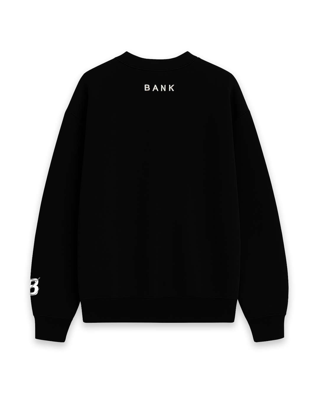 Bankzitters Patch-trui Zwart