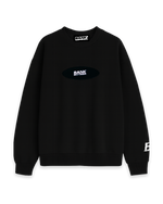 Bankzitters Patch-trui Zwart