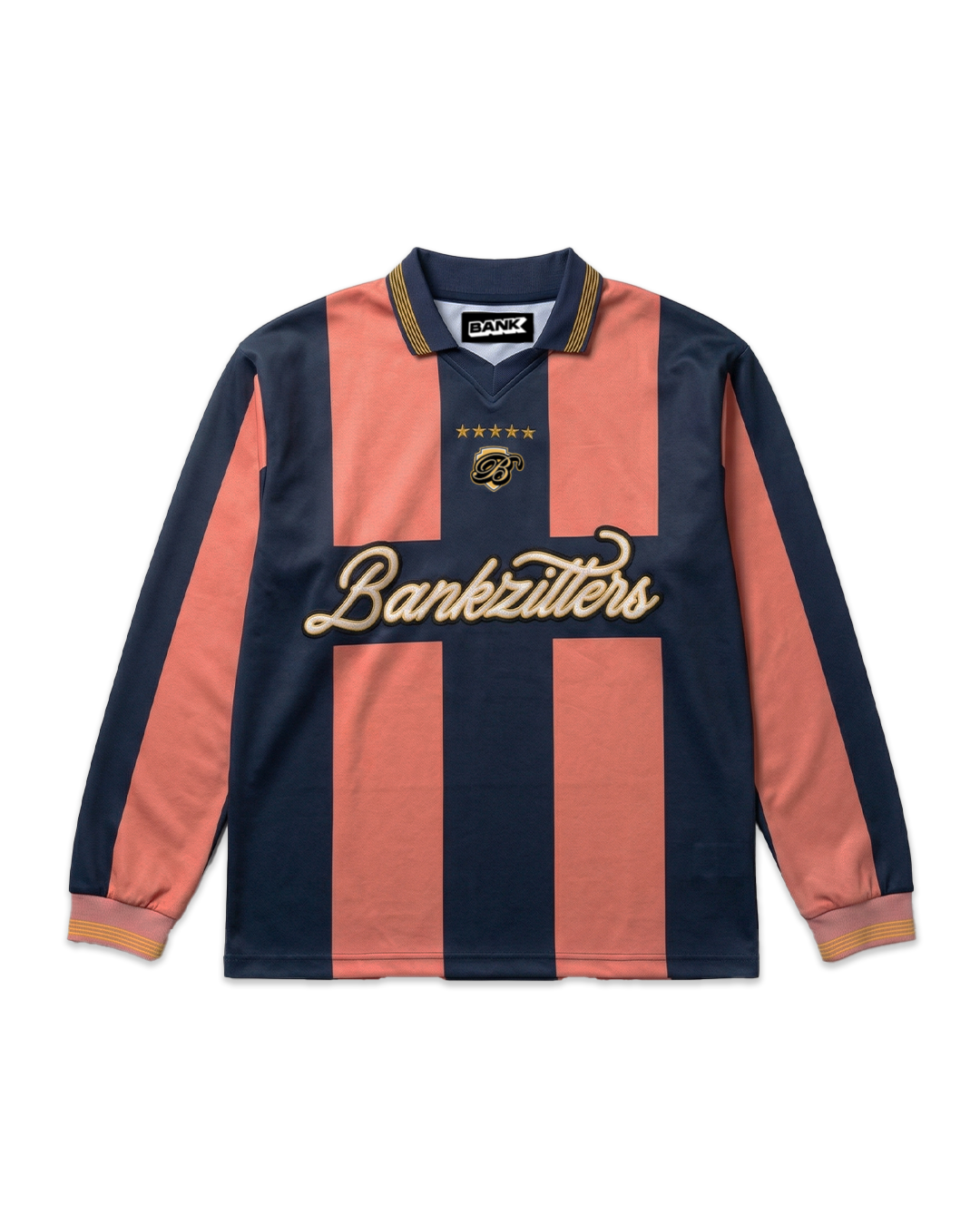 Bankzitters Longsleeve blauw/roze